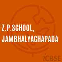 Z.P.School, Jambhalyachapada Logo