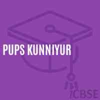 Pups Kunniyur Primary School Logo