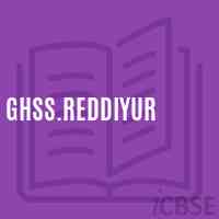 Ghss.Reddiyur High School Logo