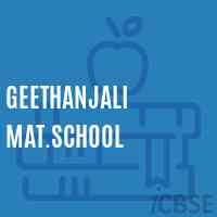 Geethanjali Mat.School Logo