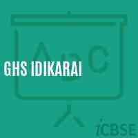 Ghs Idikarai Secondary School Logo