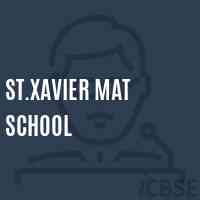 St.Xavier Mat School Logo
