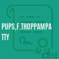 Pups,F.Thoppampatty Primary School Logo