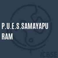 P.U.E.S.Samayapuram Primary School Logo