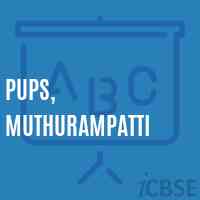 Pups, Muthurampatti Primary School Logo