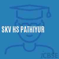 Skv Hs Pathiyur Secondary School Logo