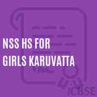 Nss Hs For Girls Karuvatta School Logo