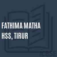 Fathima Matha Hss, Tirur High School Logo