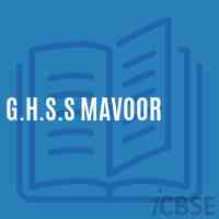 G.H.S.S Mavoor High School Logo