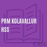 Prm Kolavallur Hss High School Logo