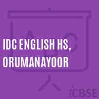 Idc English Hs, Orumanayoor Senior Secondary School Logo