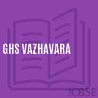 Ghs Vazhavara Secondary School Logo