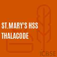 St.Mary'S Hss Thalacode Senior Secondary School Logo