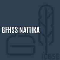 Gfhss Nattika High School Logo
