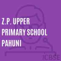 Z.P. Upper Primary School Pahuni Logo
