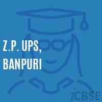 Z.P. Ups, Banpuri Middle School Logo