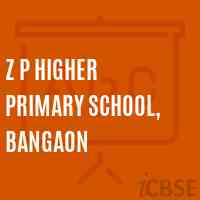Z P Higher Primary School, Bangaon Logo