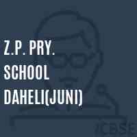 Z.P. Pry. School Daheli(Juni) Logo