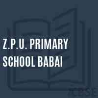Z.P.U. Primary School Babai Logo