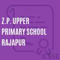 Z.P. Upper Primary School Rajapur Logo