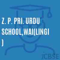 Z. P. Pri. Urdu School,Wai(Lingi) Logo