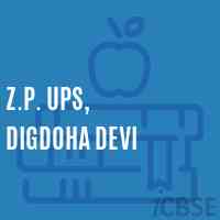Z.P. Ups, Digdoha Devi Middle School Logo