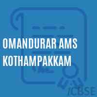 Omandurar Ams Kothampakkam Middle School Logo