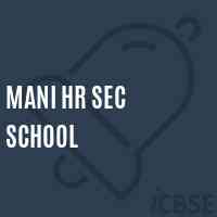 Mani Hr Sec School Logo
