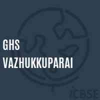 Ghs Vazhukkuparai Secondary School Logo