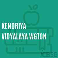 Kendriya Vidyalaya Wgton Senior Secondary School Logo