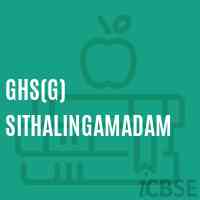 Ghs(G) Sithalingamadam Secondary School Logo