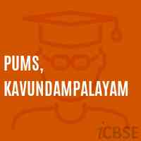 Pums, Kavundampalayam Middle School Logo