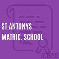 St.Antonys Matric. School Logo