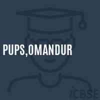 Pups,Omandur Primary School Logo