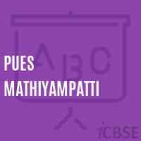 Pues Mathiyampatti Primary School Logo