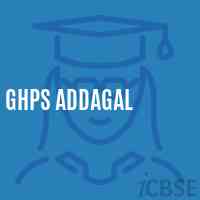 Ghps Addagal Middle School Logo