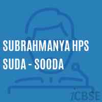 Subrahmanya Hps Suda - Sooda School Logo