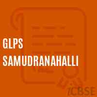Glps Samudranahalli Primary School Logo