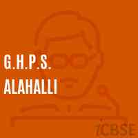 G.H.P.S. Alahalli Middle School Logo