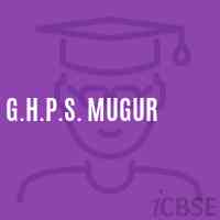 G.H.P.S. Mugur Middle School Logo