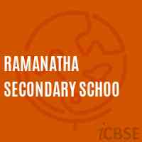 Ramanatha Secondary Schoo Secondary School Logo
