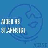 Aided Hs St.Anns(G) Secondary School Logo