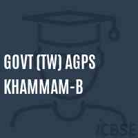 Govt (Tw) Agps Khammam-B Primary School Logo