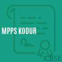 Mpps Kodur Primary School Logo