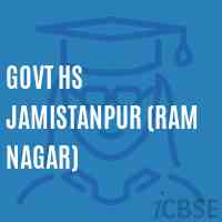 Govt Hs Jamistanpur (Ram Nagar) Secondary School Logo