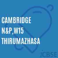 Cambridge N&p,W15 Thirumazhasa Primary School Logo