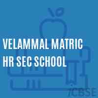 Velammal Matric Hr Sec School Logo