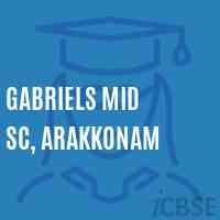 Gabriels Mid Sc, Arakkonam Middle School Logo
