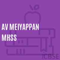 Av Meiyappan Mhss Senior Secondary School Logo