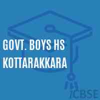 Govt. Boys Hs Kottarakkara High School Logo